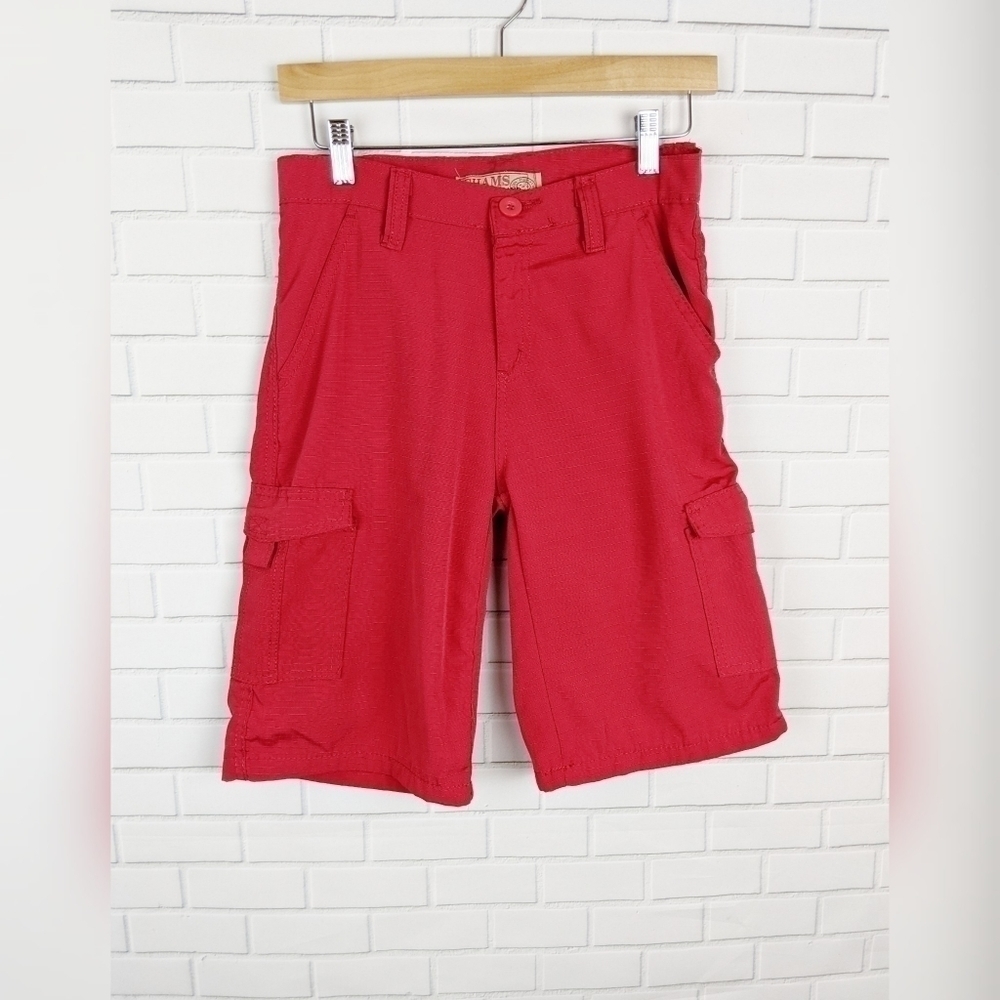 Cham's‎ Original Brand Red Cargo Shorts 12